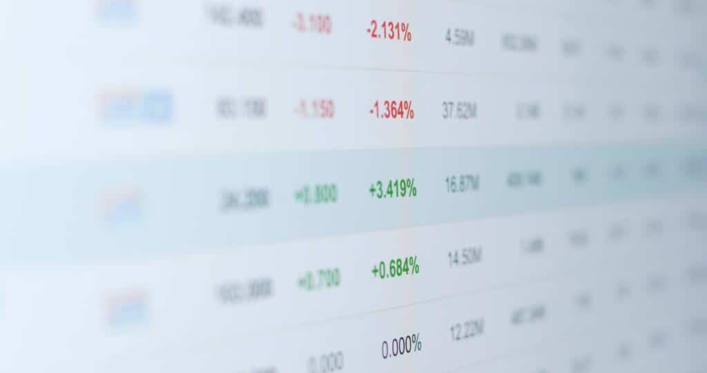 Stock market data information